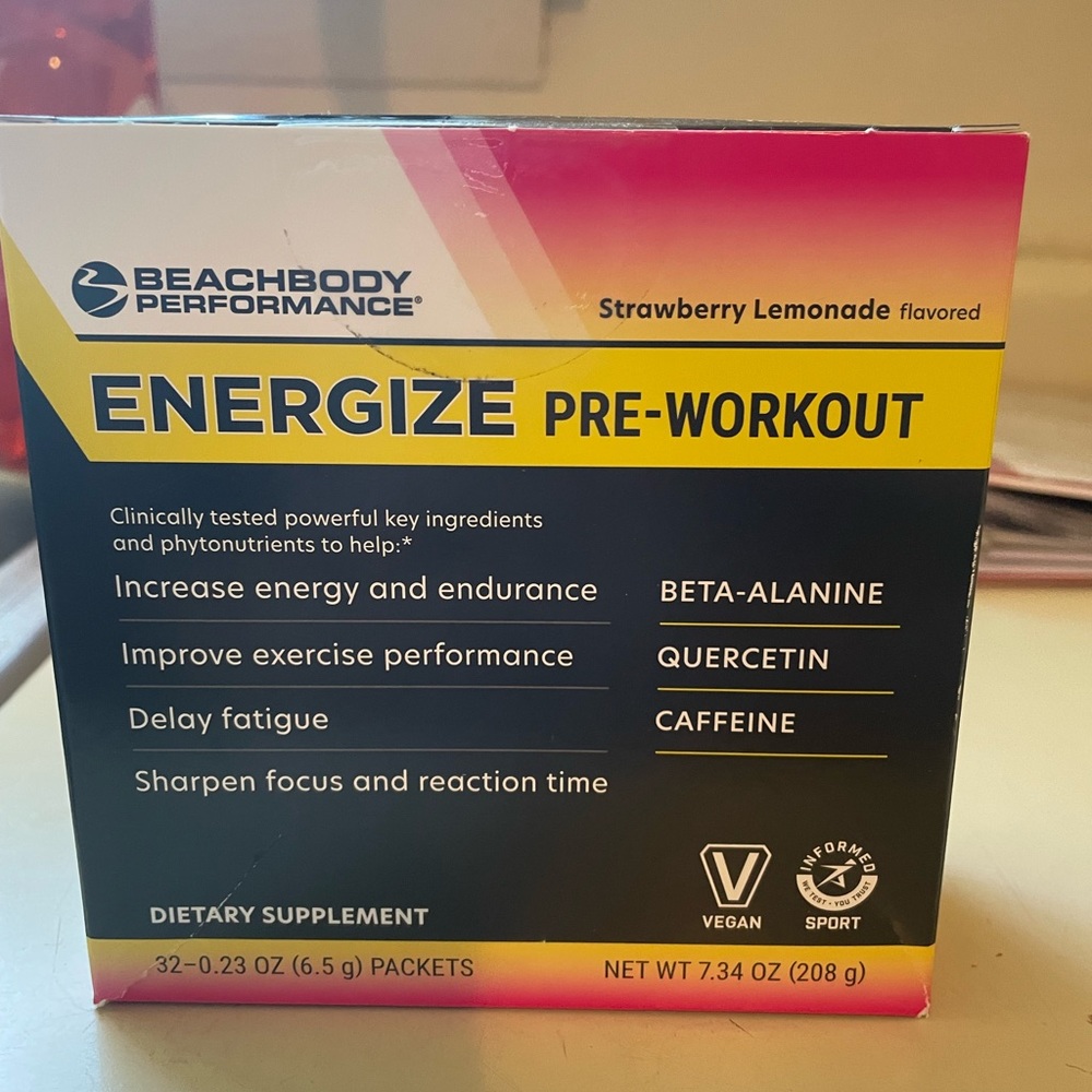 Beachbody strawberry lemonade energize